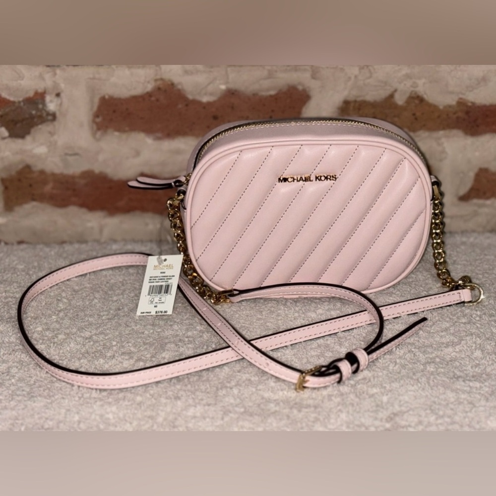 Michael Kors Oval Camera Crossbody